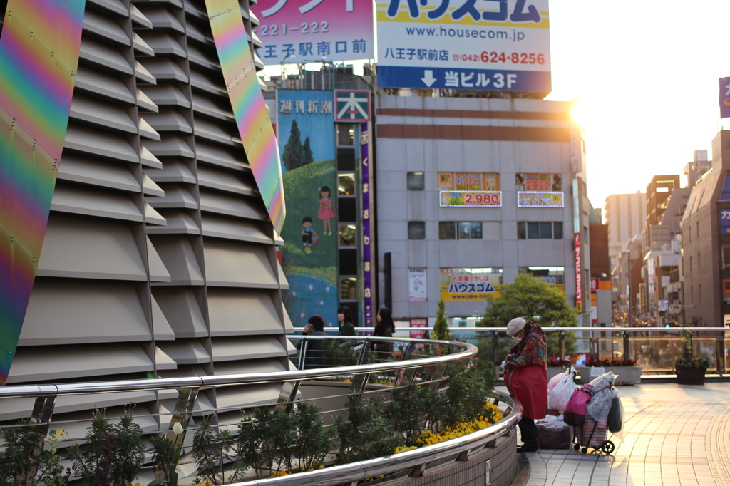 夕方の八王子