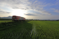 夏の始まりの空を走る