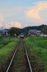 晩夏の夕暮れ