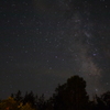 夏の開田高原の夜空