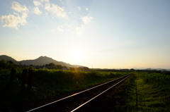 播磨路の夕暮れ