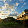 豪雨上がりの夕空をいくⅠ