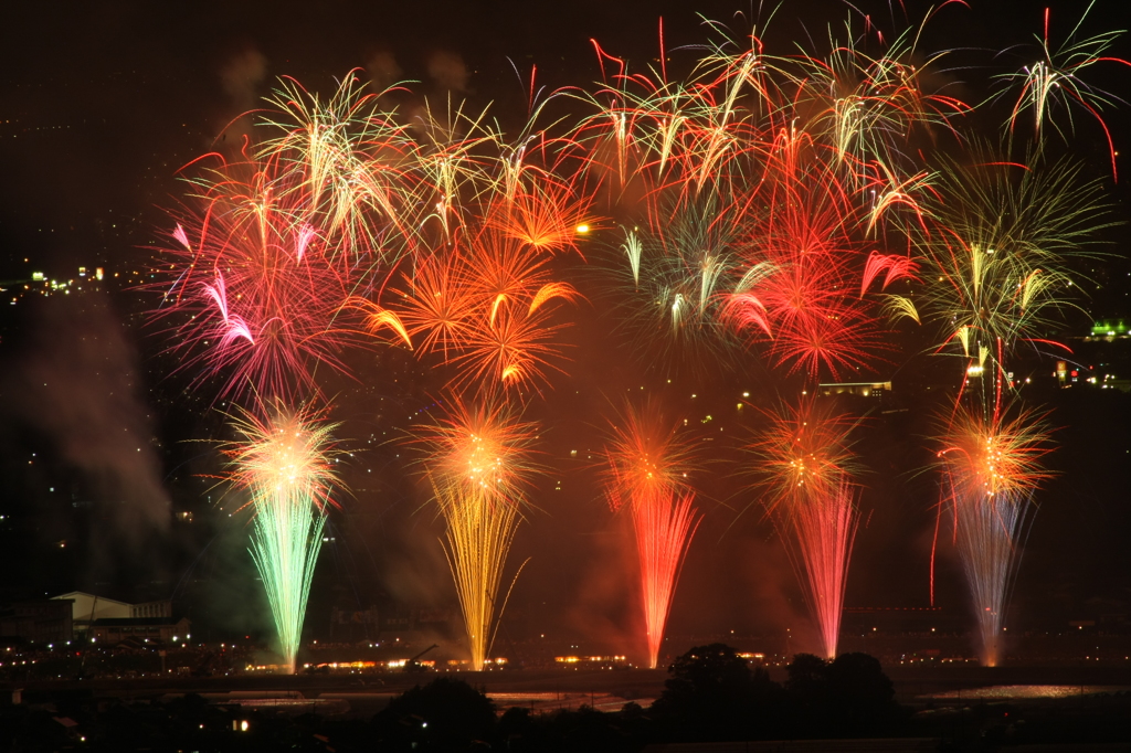 １３年　７月 みやま花火大会 