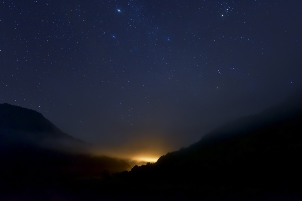 cloud and stars