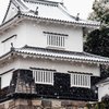 白壁に降る雪