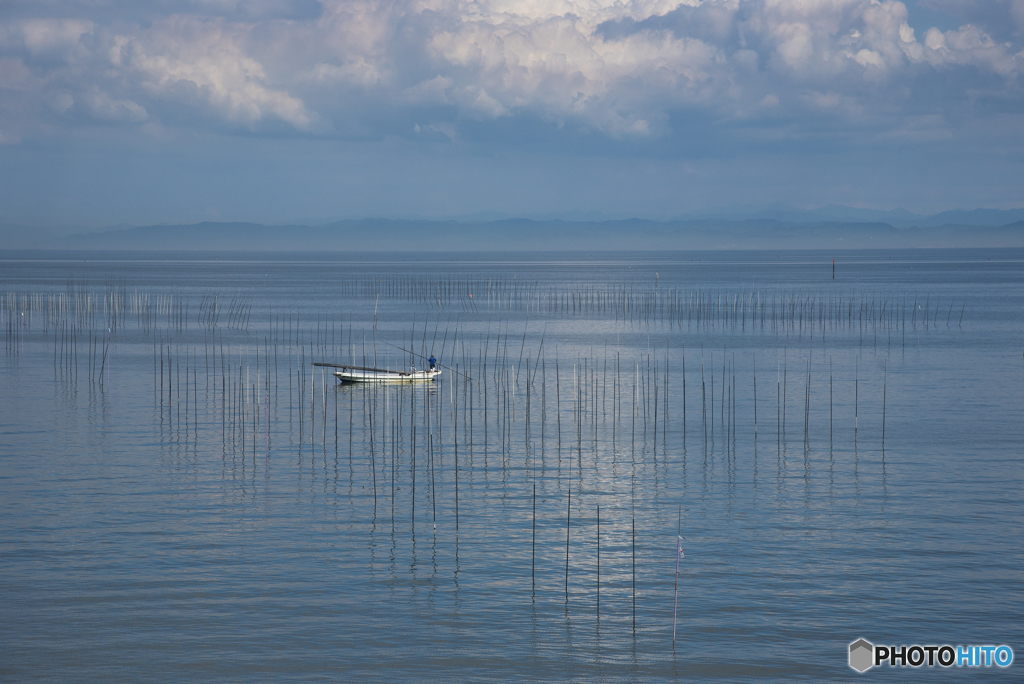 有明の海に