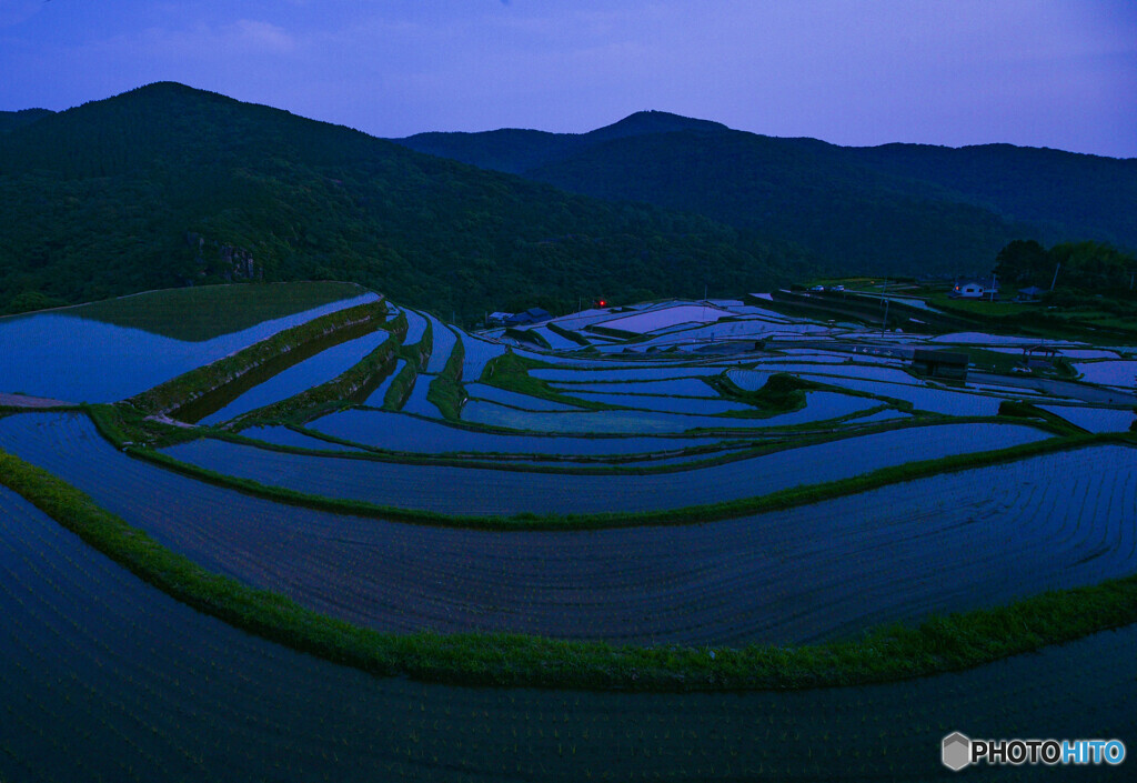 紺碧の棚田