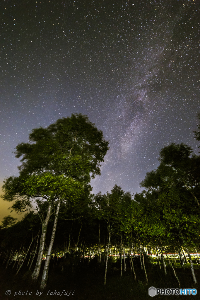 星夜の高原