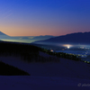The twilight glow