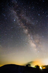 茶臼山高原の夜（縦構図）