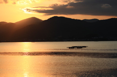 Sunset　in okuhamanako