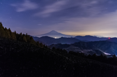 月夜に霞む