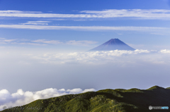 雲と空と山と