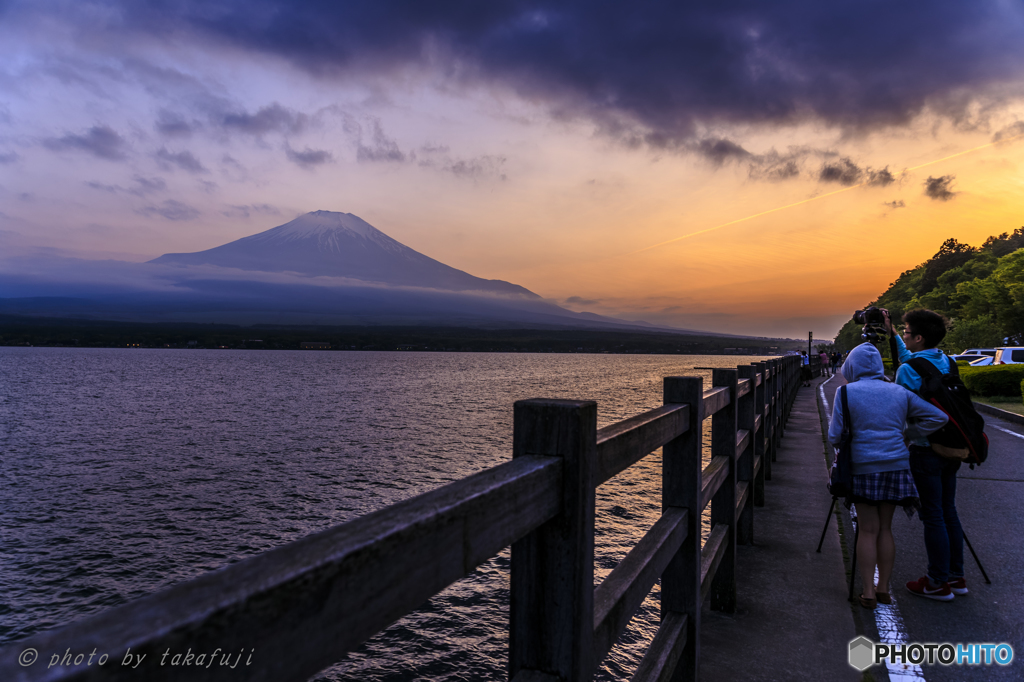 日本的夕景