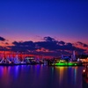 彩色の港(HDR)