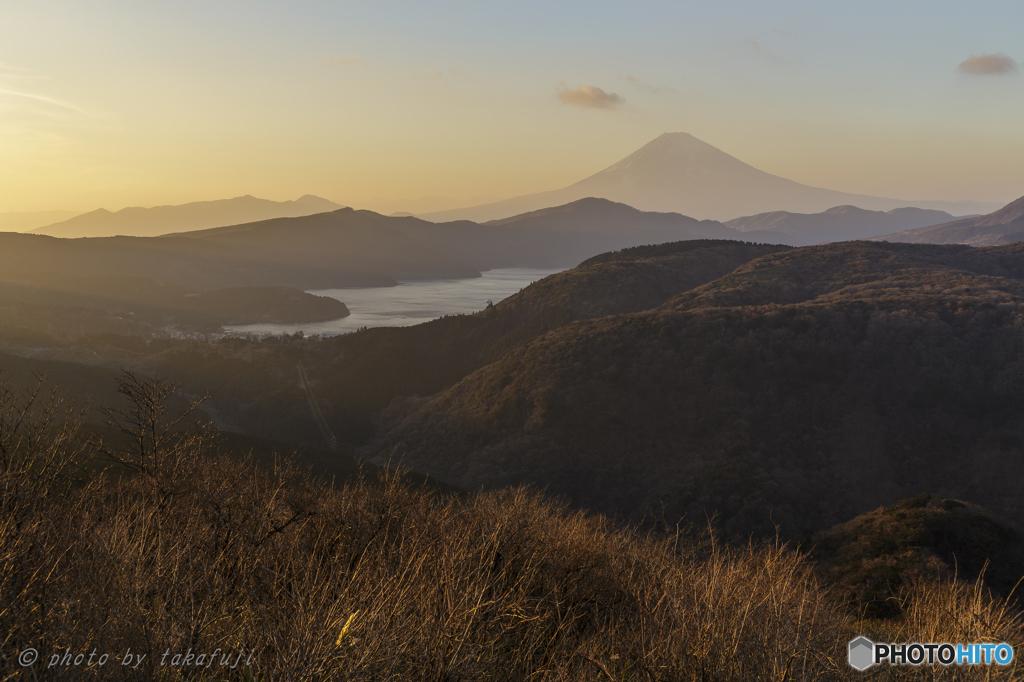 夕霞