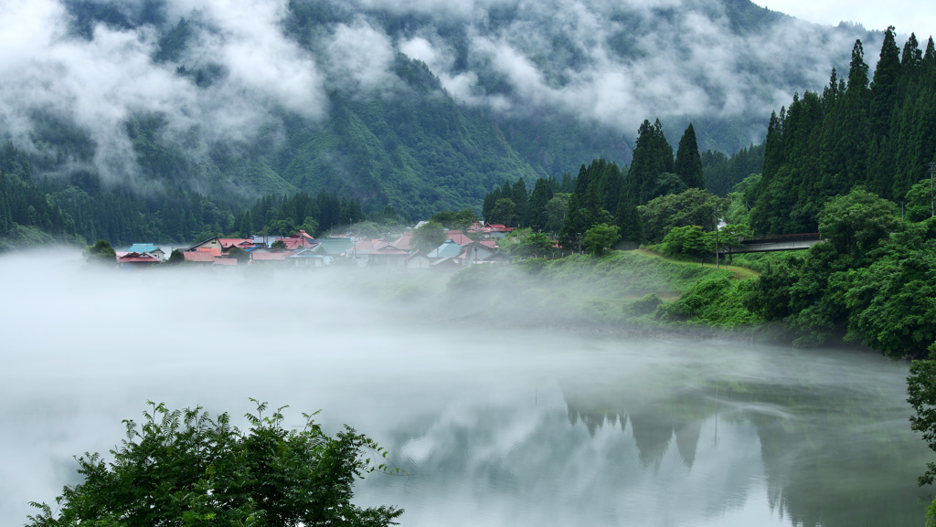 大志集落全景