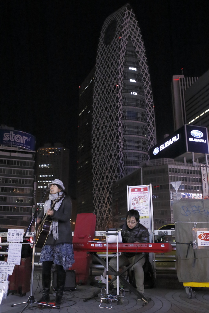 中田朝子＠新宿西口20140113