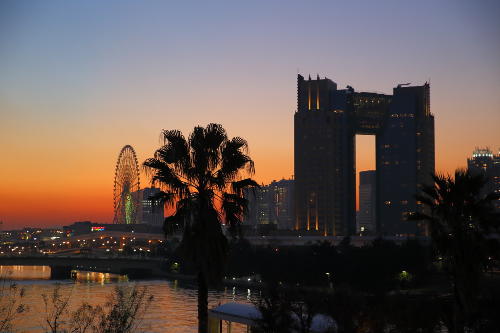 お台場の夕景