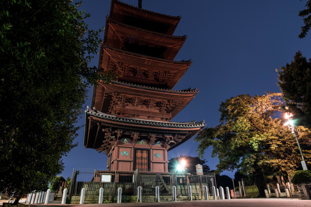 本門寺　五重塔