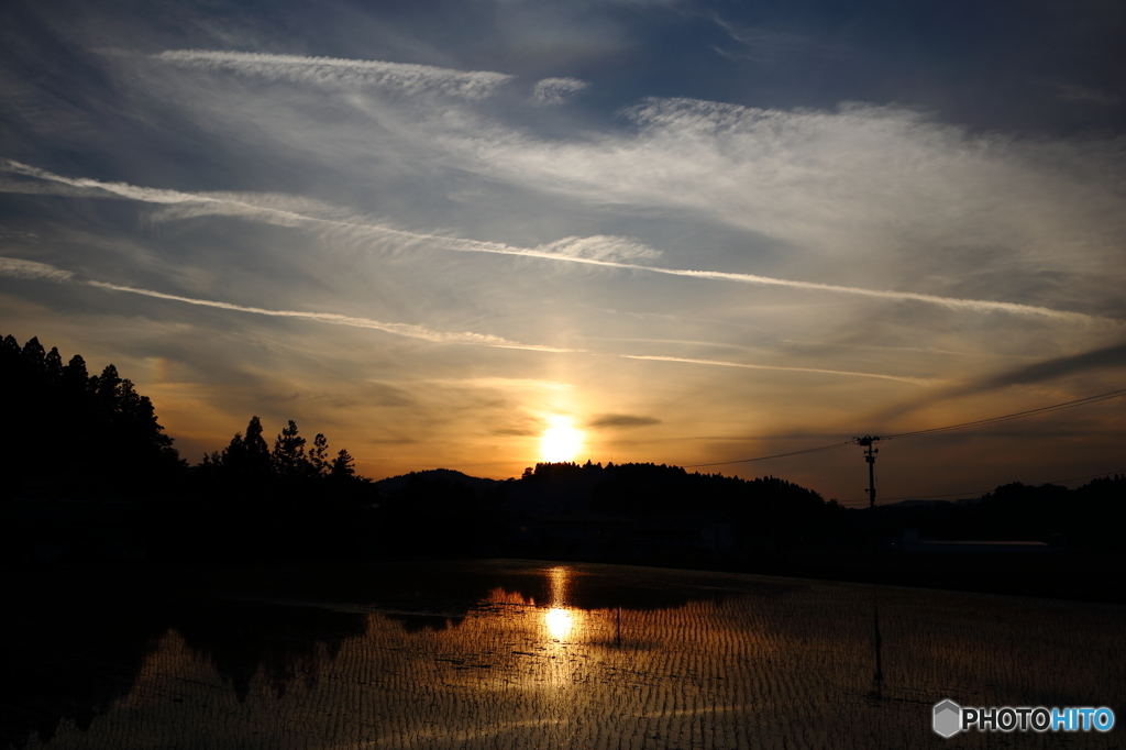 土曜の夕暮れ