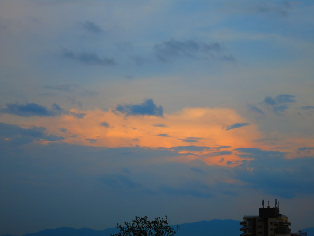 夕焼け雲　IMG_1744