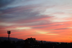 今日の夕焼けDSC02805