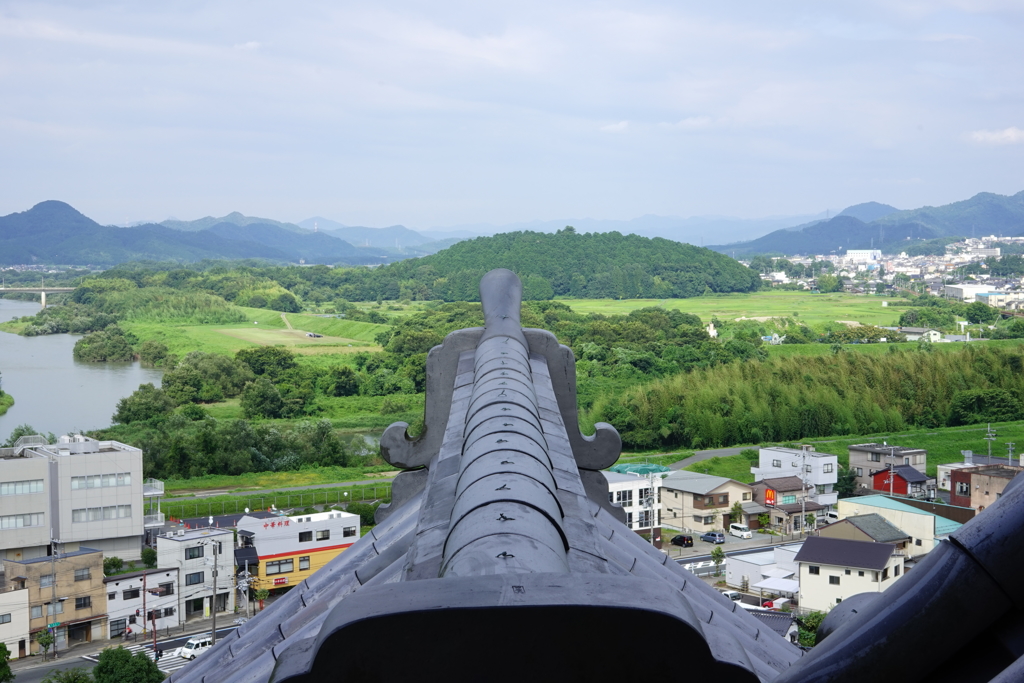 福知山城からの景色