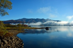 桧原湖の爽朝