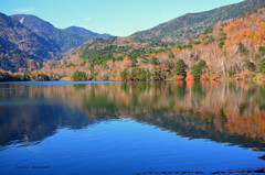 湯の湖の秋