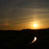 夕日