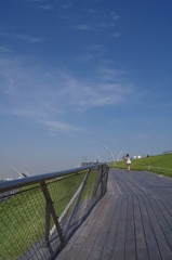 横浜大桟橋（くじらのせなか）の空