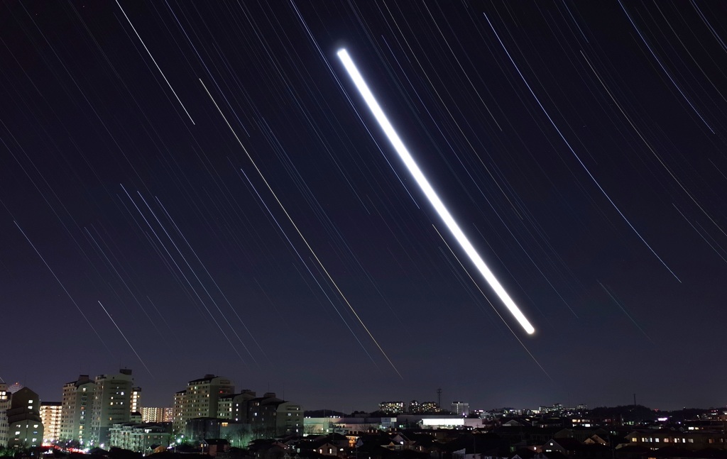 西の夜空