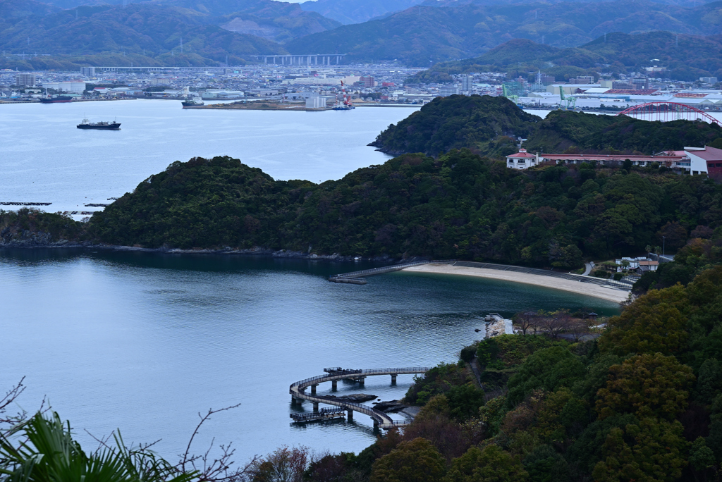 夕暮れの海