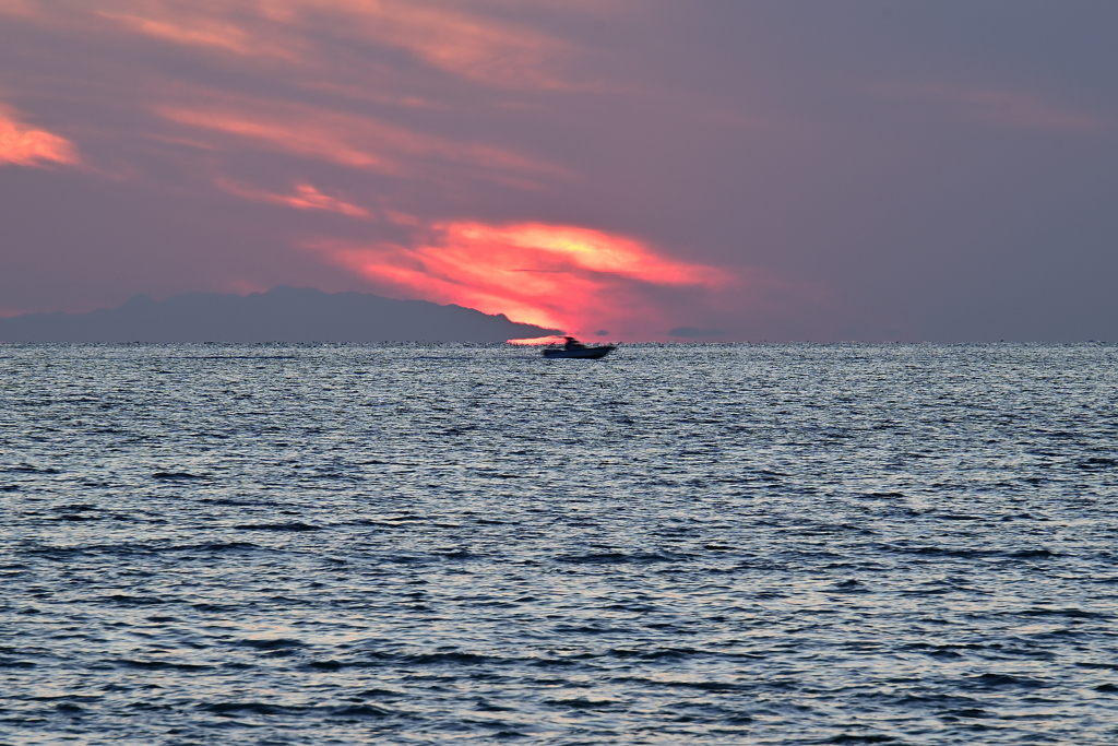 夕暮れ