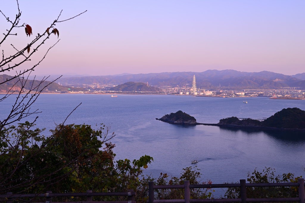 朝の海