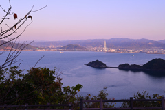 朝の海