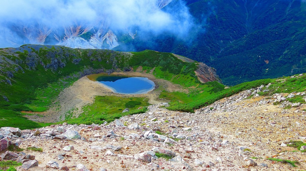 黒部源流の山旅　６