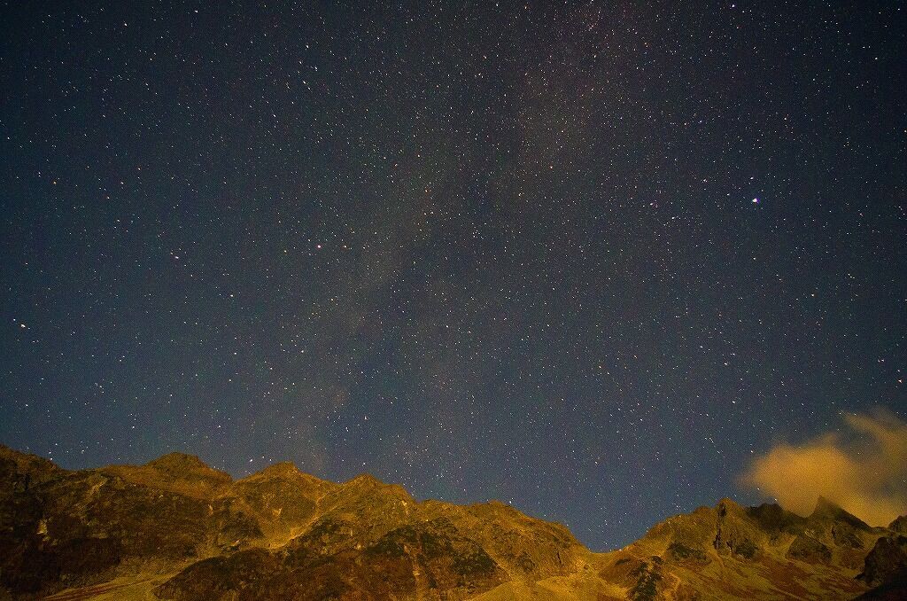 穂高の星空