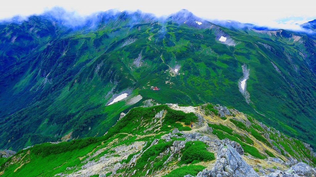 黒部源流の山旅　７