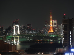 東京湾と東京タワー２