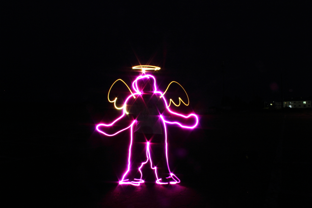 ペンライトで絵