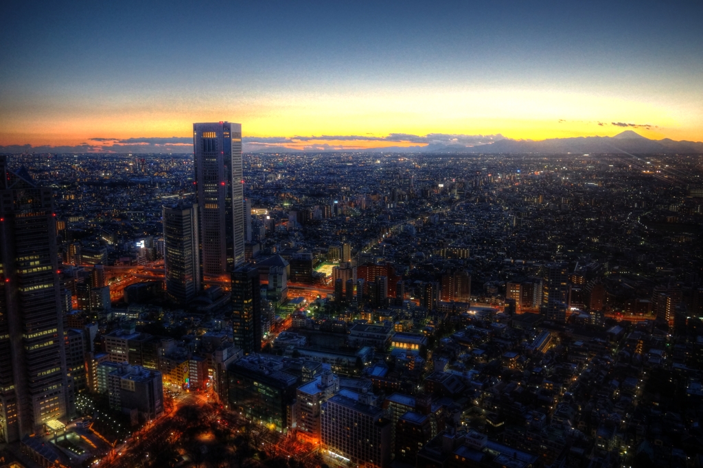 新宿夕景１