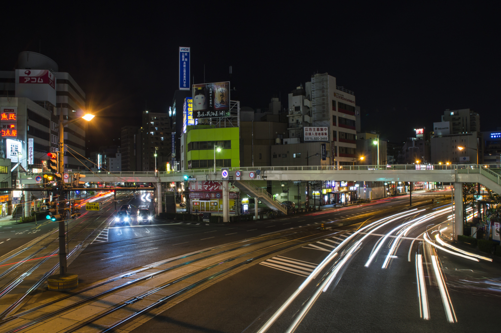 夜の道路