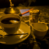 カフェにて