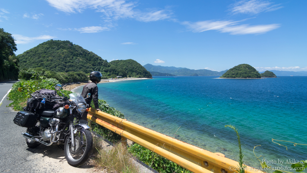 碧海を望む