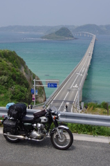 角島大橋へ