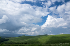 雲間に見えた夏の影