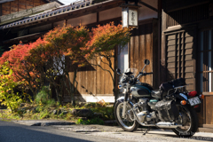 秋の宿場町