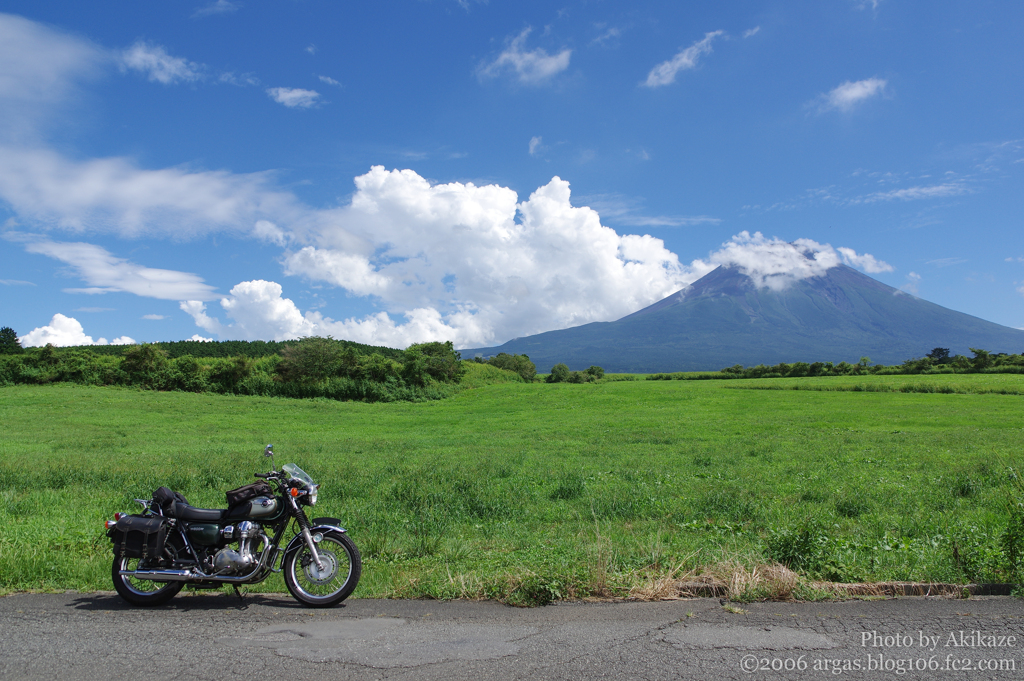晩夏の朝霧高原